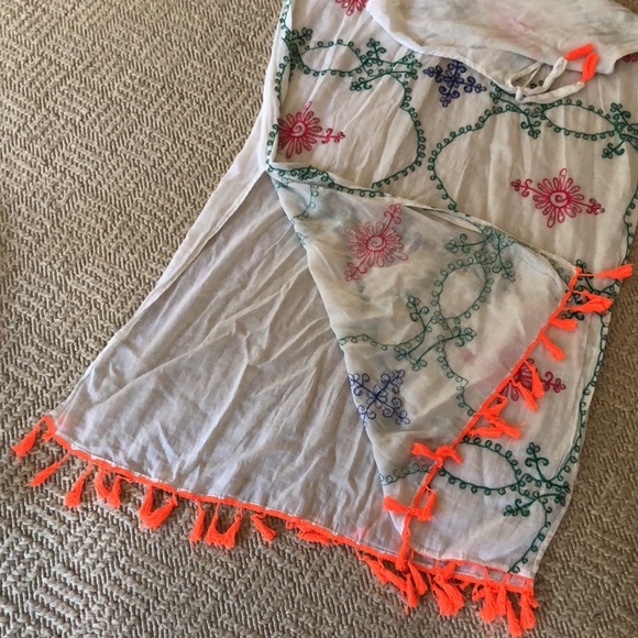 Ruby YaYa boho sequined caftan/swim coverup - Picture 9 of 10